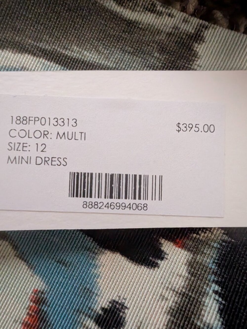 Milly, multicolor mini dress
